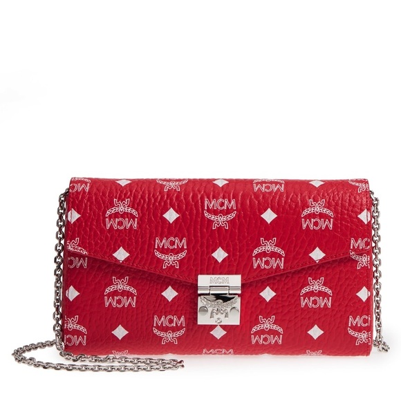 MCM Handbags - BNWT Millie Visetos Canvas Wallet on a Chain